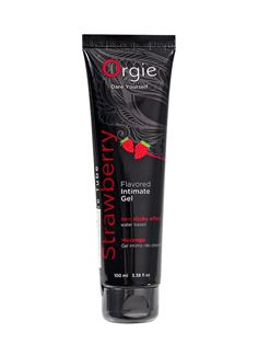 Интимный гель на водной основе Lube Tube Strawberry с клубничным вкусом (100 мл)