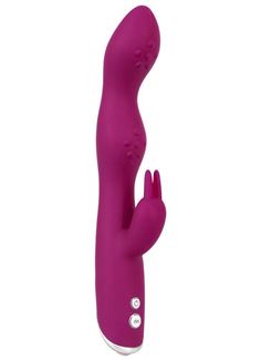 Фиолетовый вибратор A & G-Spot Rabbit Vibrator для стимуляции зон G и A (23,6 см)