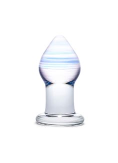 Классическая анальная пробка Amethyst Rain Small (8 см)