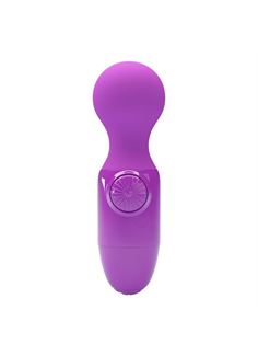 Фиолетовый мини-вибратор с шаровидной головкой Mini Stick