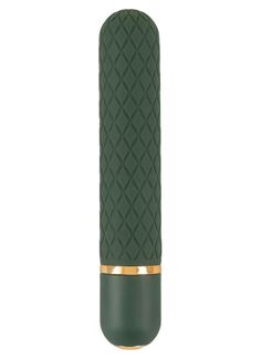 Зеленый мини-вибратор Luxurious Bullet Vibrator (12,6 см)