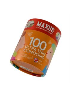 Ультратонкие презервативы Maxus Ultra Thin (100 шт)