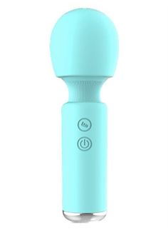 Аквамариновый перезаряжаемый мини-wand Intimate Wand