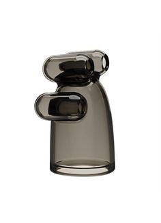 Дымчатая насадка-мастурбатор с вибрацией Vibrating Crystal Cap II