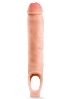 Телесная насадка-удлинитель 11.5" Silicone Cock Sheath Penis Extender (29,2 см)