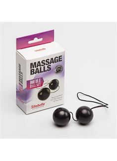 Черные вагинальные шарики Sitabella - Massage Balls