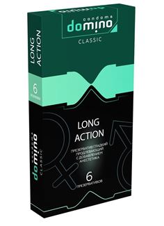 Презервативы с пролонгирующим эффектом DOMINO Classic Long Action (6 шт)