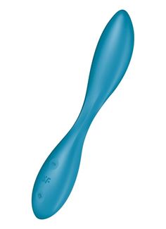 Синий гибкий вибратор Satisfyer G-Spot Flex 1 (19,5 см)