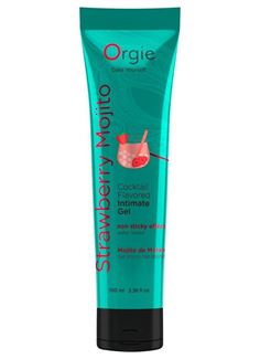 Съедобный интимный гель Orgie Lube Tube Cocktail Strawberry Mojito (100 мл)