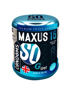 Презервативы Maxus G spot с двойной спиралью (15 шт)