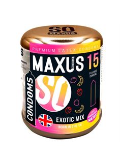 Ароматизированные презервативы Maxus Exotic Mix (15 шт)