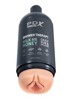Телесный мастурбатор вагина Shower Therapy Milk Me Honey