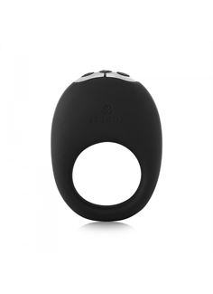 Черное эрекционное кольцо Mio Vibrating Ring с вибрацией