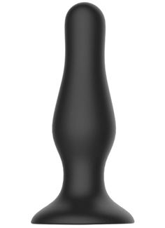 Черная анальная пробка Self Penetrating Butt Plug №67 (12,7 см)