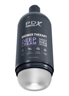 Мастурбатор в бутылке Shower Therapy Deep Cream