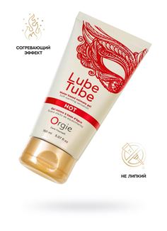Интимный гель на водной основе Lube Tube Hot с разогревающим эффектом (150 мл)