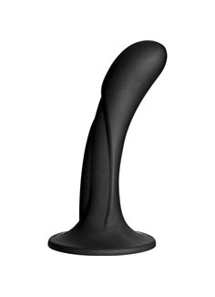 Черная изогнутая насадка Vac-U-Lock G-Spot (16,5 см)