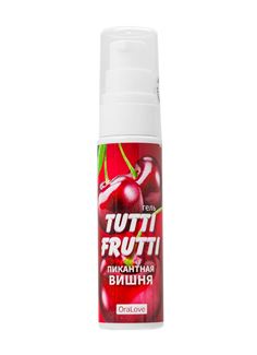 Гель-смазка Tutti-Frutti с вишнёвым вкусом (30 гр)