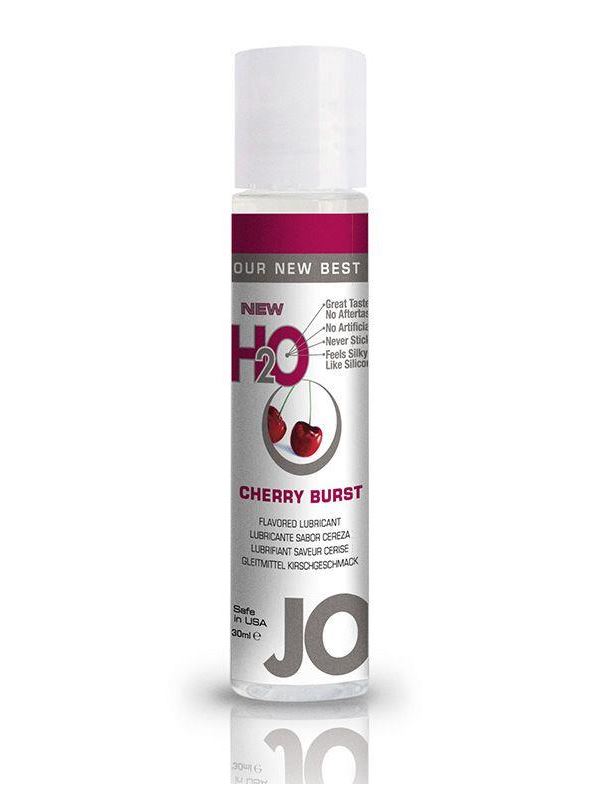 Ароматизированный лубрикант JO Flavored Cherry - 30 мл.