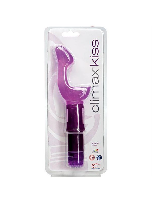 Вибратор для точки G Climax Kiss G-Spot Bliss - 17 см.
