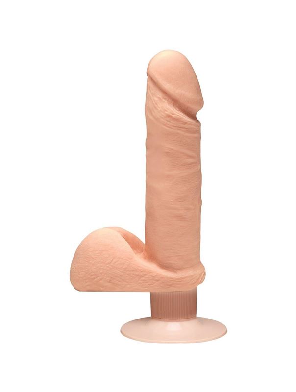 Вибромассажер-реалистик на присоске Perfect D Vibrating 7" (20 см)