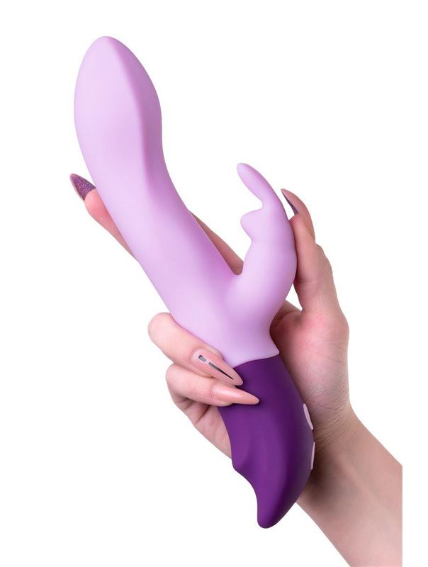 Сиреневый вибратор кролик Hello Rabbit (24,5 см)