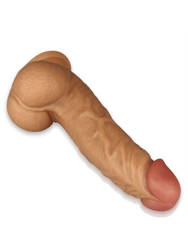 Телесный вибратор Real Extreme Extra Girth 8.25 (20 см)