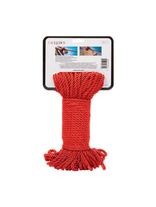 Красная веревка для связывания BDSM Rope (30 м)