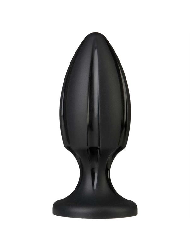 Черная анальная пробка Platinum Premium Silicone - The Rocket - Black