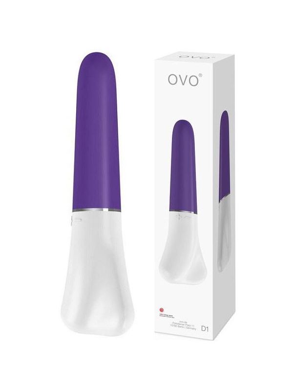 Мини вибратор сиреневый OVO D1 (16 см)