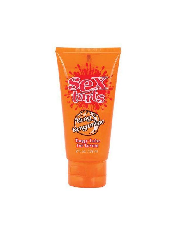 Оральный лубрикант с ароматом мандарина Sex Tarts Lube - 59 мл.