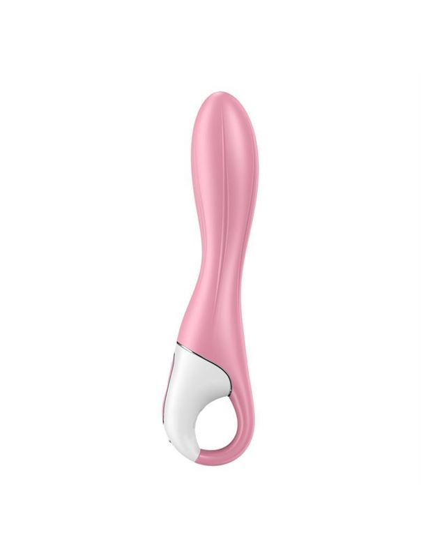 Розовый вибромассажер с функцией расширения Air Pump Vibrator 2 (20,9 см)