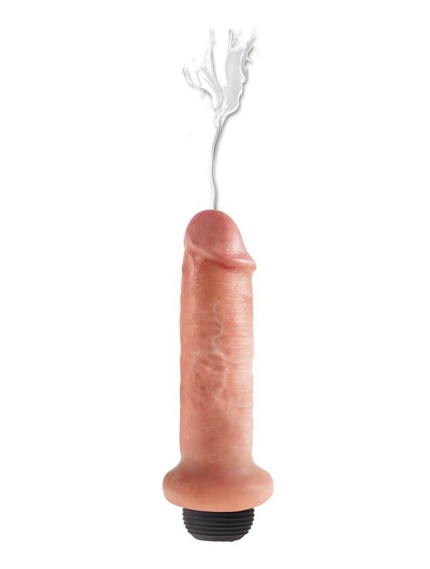Фаллоимитатор с имитацией семяизвержения 6" Squirting Cock (17,8 см)