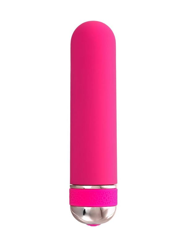 Розовый нереалистичный мини-вибратор Mastick Mini (13 см)