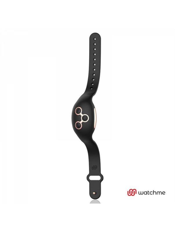 Черно-золотой вибратор с пультом-часами Anne's Desire Curve G-Spot Vibe Wireless Watchme (20,5 см)