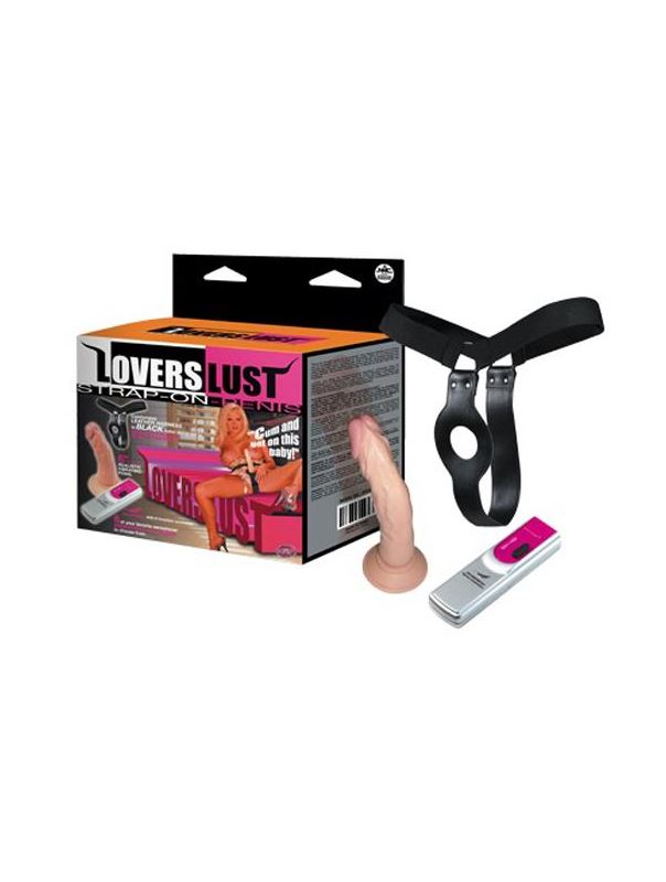 Поясной вибратор-страпон Lovers Lust (15,2 см)