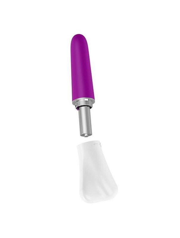 Мини вибратор фуксия OVO D1 (16 см)