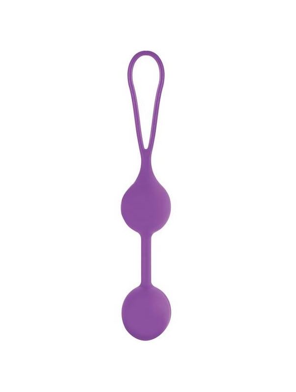 Фиолетовые шарики Pleasure Love Balls для вагинальной стимуляции