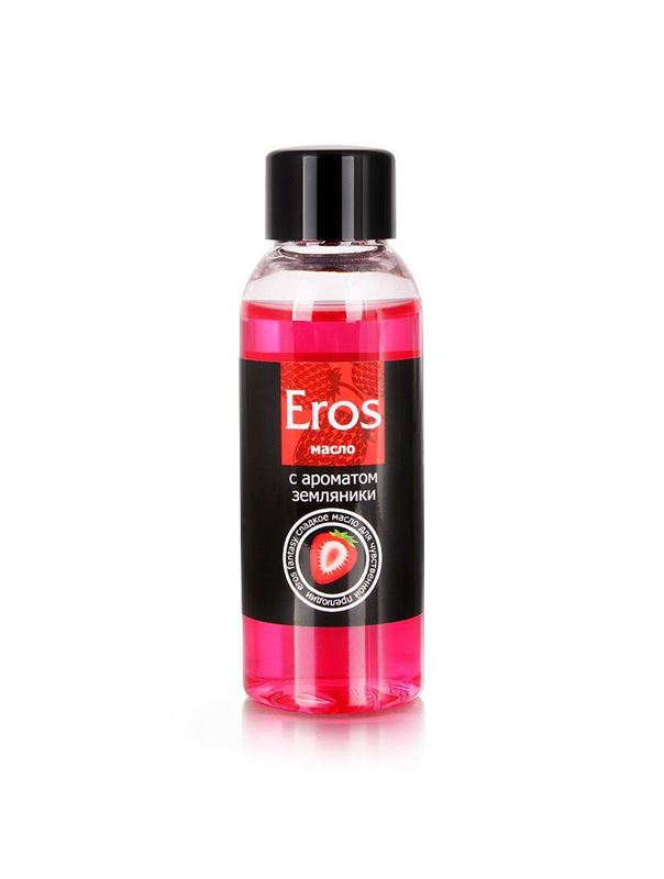 Массажное масло Eros Fantasy с ароматом земляники (50 мл)
