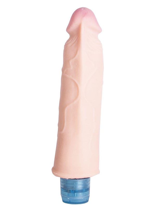 Телесный вибратор Vibro Realistic Cock Dildo (19 см)