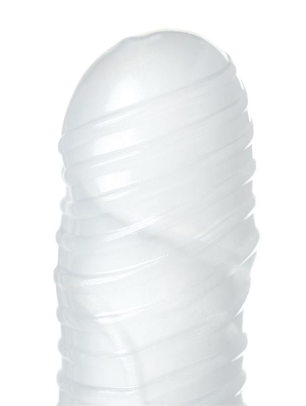 Белый карманный мастурбатор A-Toys Pocket - Stripy