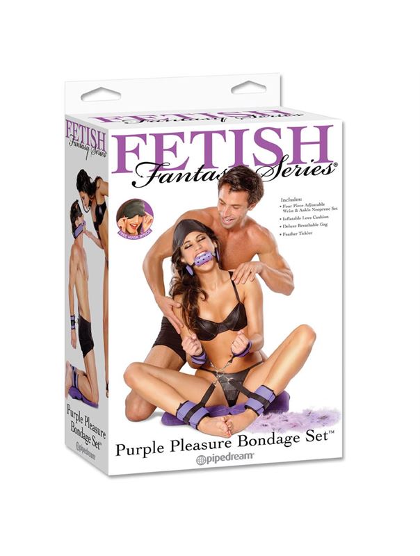 Фиолетовый набор для бондажа Purple Pleasure Bondage Set