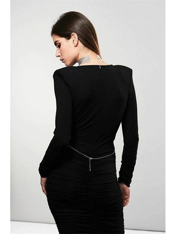 Серебристый ошейник с цепочками Desir Metallique Collar