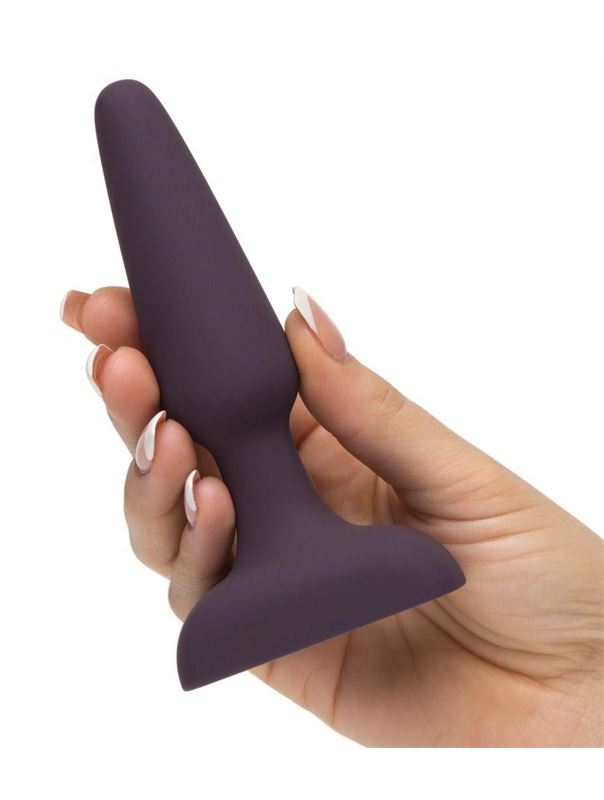 Фиолетовая вибровтулка Feel So Alive Rechargeable Vibrating Pleasure Plug (14 см)