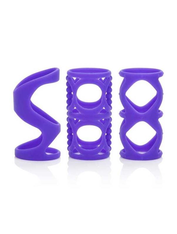 Набор фиолетовых насадок Posh Silicone Lover’s Cages