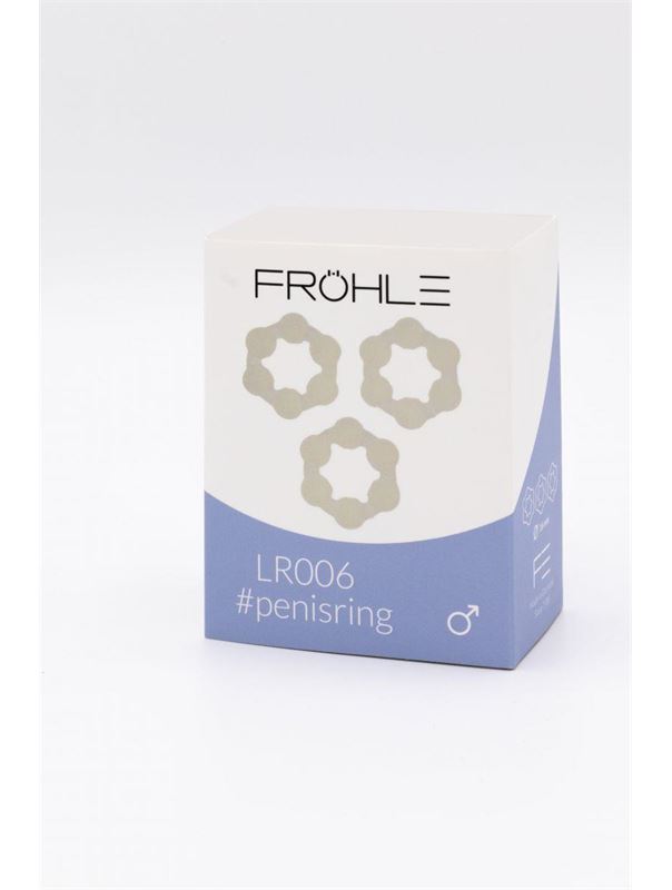 Набор из 3 средних одинаковых эрекционных колец Love Rings With Balls