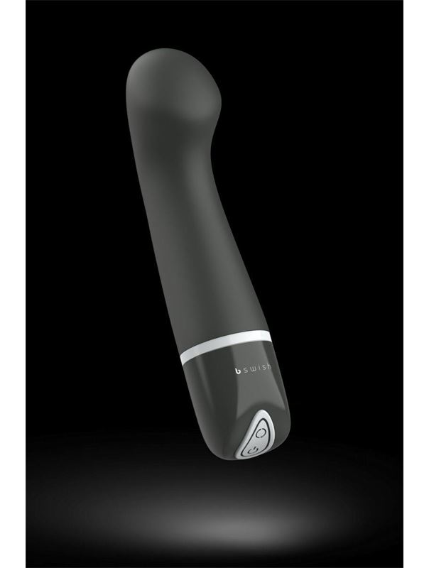 Черный G-вибростимулятор Bdesired Deluxe Curve (15,2 см)