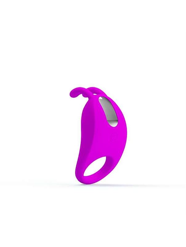 Лиловое эрекционное кольцо с вибрацией Rabbit Vibrator