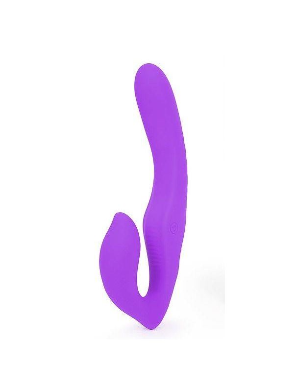 Фиолетовый безремневой страпон NAMI