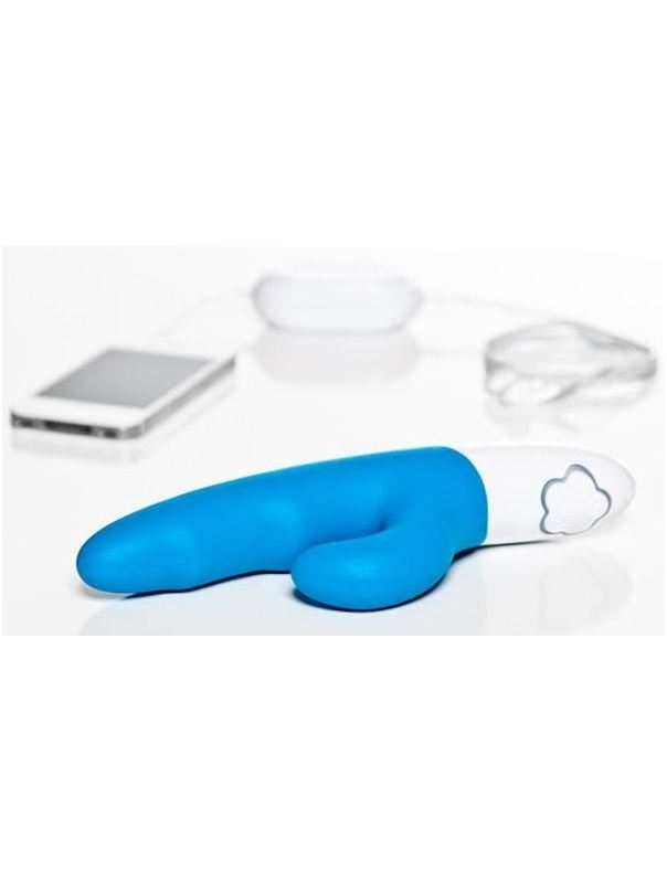 Голубой вибратор OhMiBod Freestyle W
